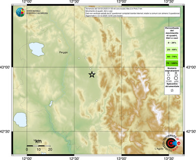Mappa comuni con almeno 3 questionari