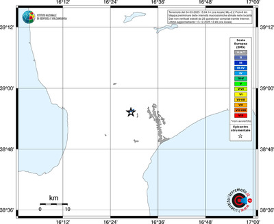 Mappa EMS - territori località