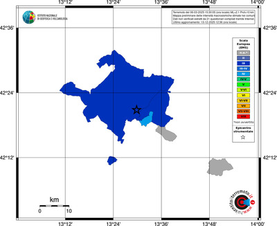 Mappa EMS - territori comuni