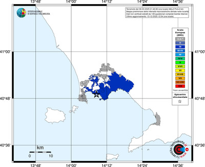 Mappa EMS - territori località
