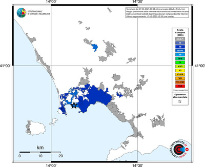 Mappa EMS - territori località