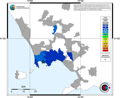 Mappa EMS - territori comuni