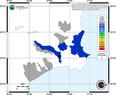 Mappa EMS - territori comuni