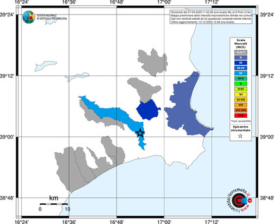 Mappa MCS - territori comuni