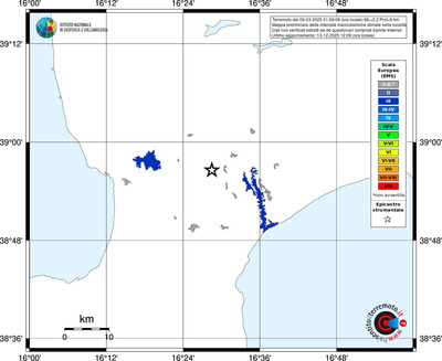 Mappa EMS - territori località
