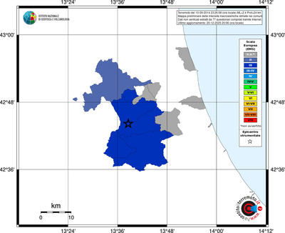 Mappa EMS - territori comuni