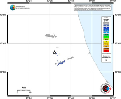 Mappa MCS - territori località