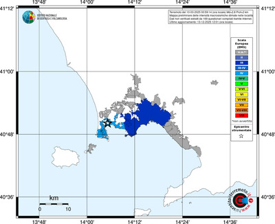 Mappa EMS - territori località
