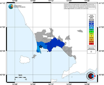 Mappa EMS - territori comuni