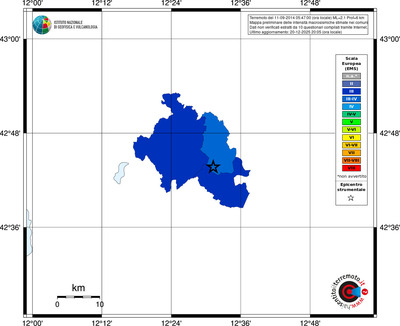 Mappa EMS - territori comuni