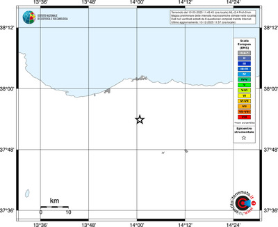 Mappa EMS - territori località