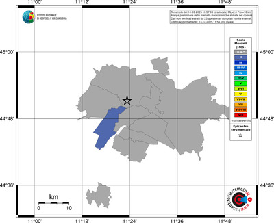 Mappa MCS - territori comuni