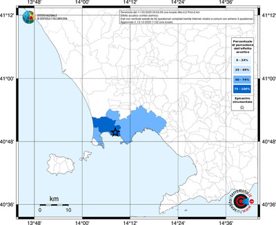 Mappa territorio comunale con almeno 3 questionari