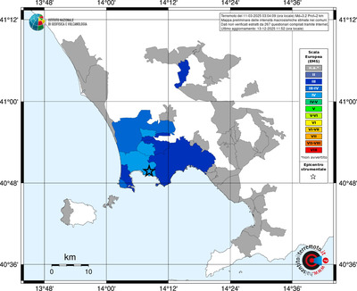 Mappa EMS - territori comuni