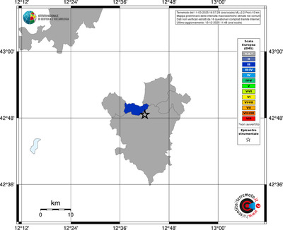 Mappa EMS - territori comuni
