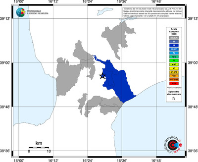 Mappa EMS - territori comuni
