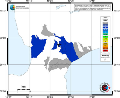 Mappa EMS - territori comuni