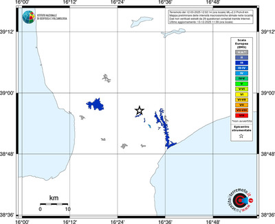Mappa EMS - territori località