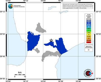 Mappa EMS - territori comuni