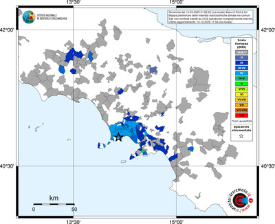 Mappa EMS - territori comuni