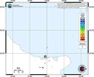 Mappa EMS - territori località