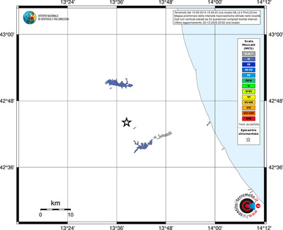 Mappa MCS - territori località