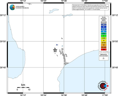 Mappa EMS - territori località