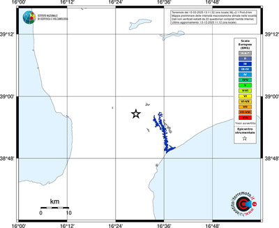 Mappa EMS - territori località