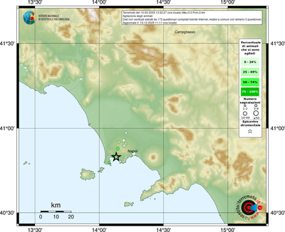 Mappa comuni con almeno 3 questionari