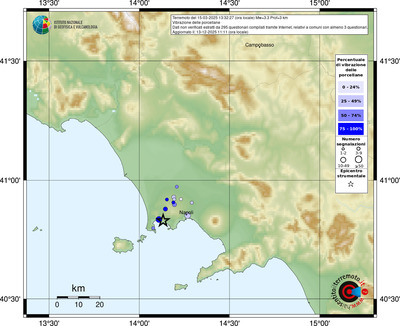 Mappa comuni con almeno 3 questionari