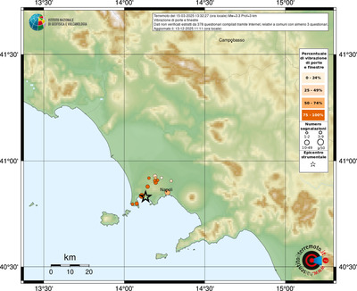 Mappa comuni con almeno 3 questionari