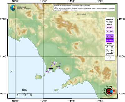 Mappa comuni con almeno 3 questionari