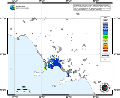 Mappa EMS - territori località