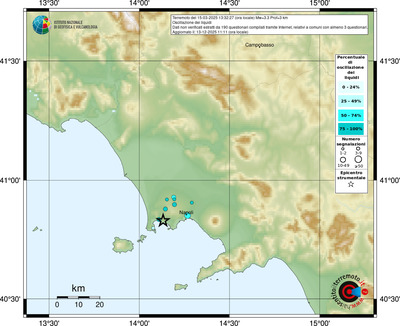 Mappa comuni con almeno 3 questionari