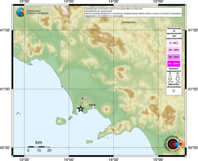 Mappa comuni con almeno 3 questionari