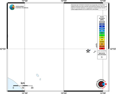 Mappa EMS - territori località