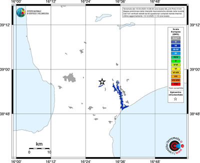 Mappa EMS - territori località