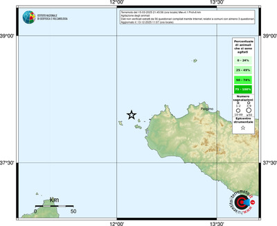 Mappa comuni con almeno 3 questionari