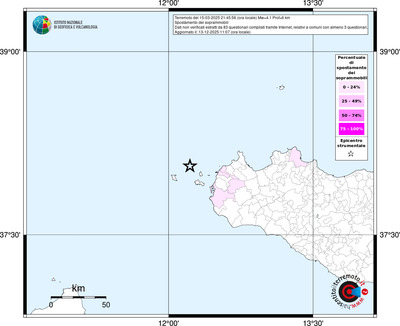 Mappa territorio comunale con almeno 3 questionari