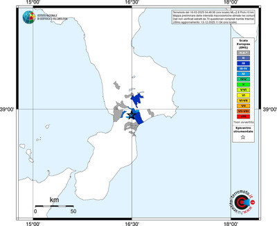Mappa EMS - territori comuni