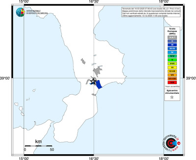 Mappa EMS - territori comuni