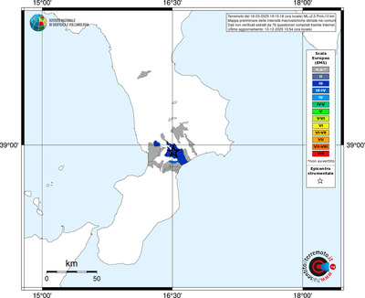 Mappa EMS - territori comuni