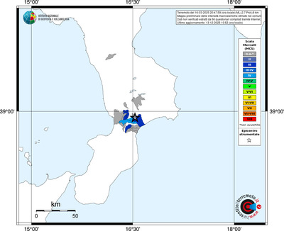 Mappa MCS - territori comuni