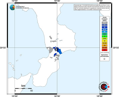 Mappa EMS - territori comuni