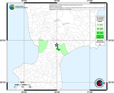 Mappa territorio comunale con almeno 3 questionari