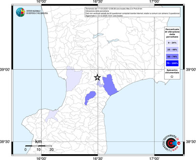 Mappa territorio comunale con almeno 3 questionari