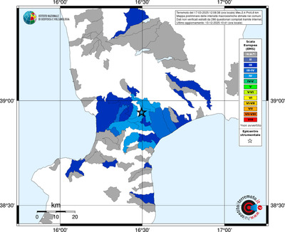 Mappa EMS - territori comuni