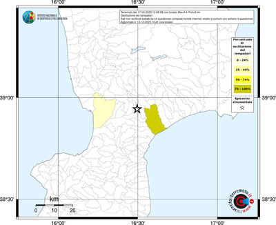 Mappa territorio comunale con almeno 3 questionari