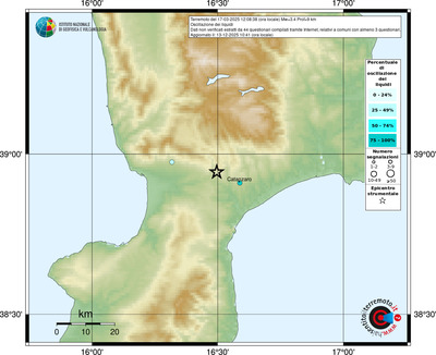 Mappa comuni con almeno 3 questionari