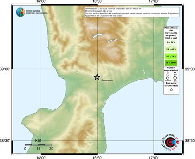 Mappa comuni con almeno 3 questionari